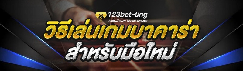 วิธีเล่นเกมบาคาร่า สำหรับมือใหม่